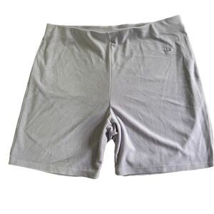 Juicy Couture Women’s Shorts 2X Lavender Velour Feel Pull On Elastic Waist